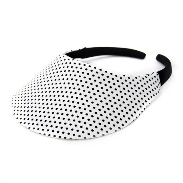 No Headache - Midsize Polka Dot Visor Hat