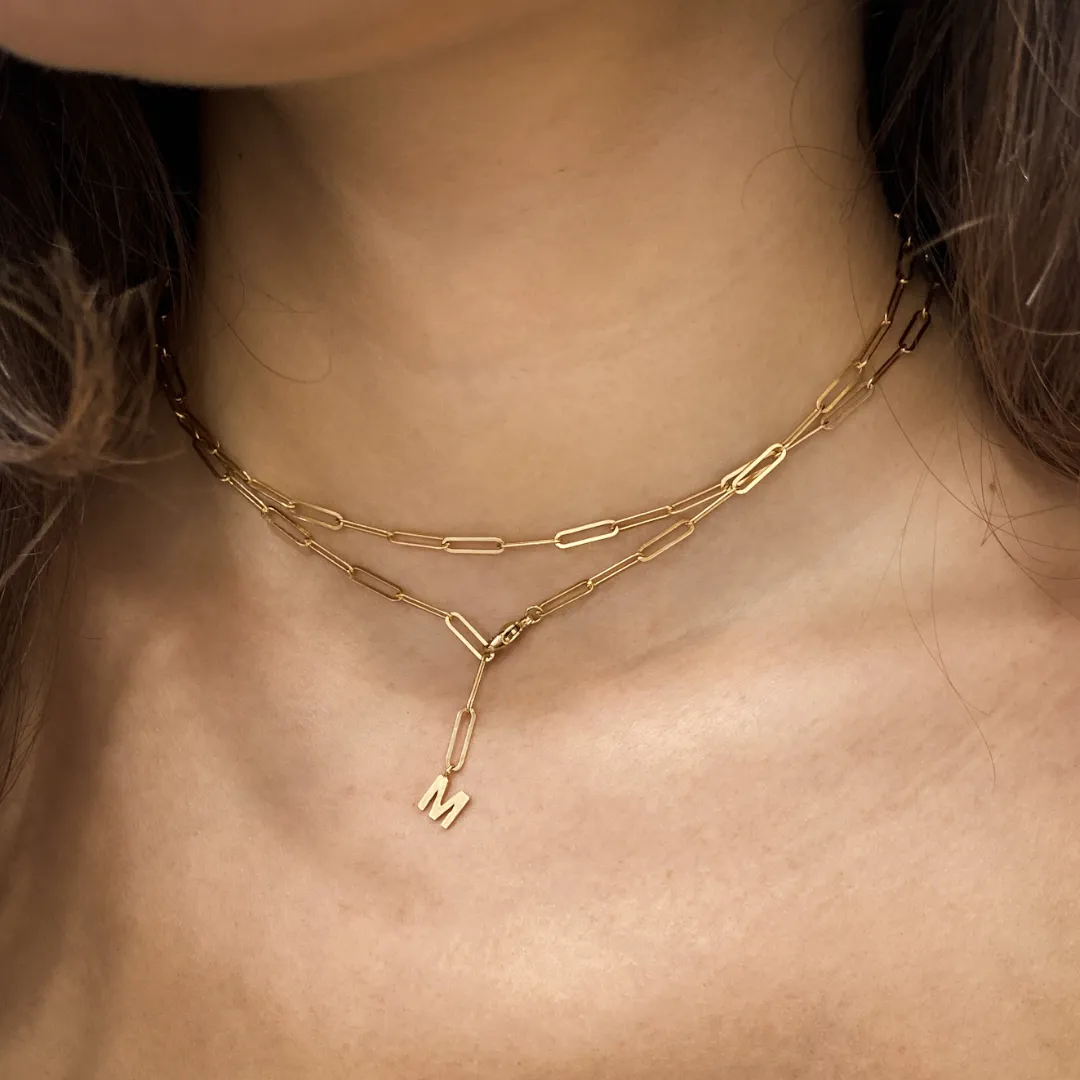 Paperclip Chain Necklace