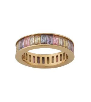 Radiant Ring Pansy Gold