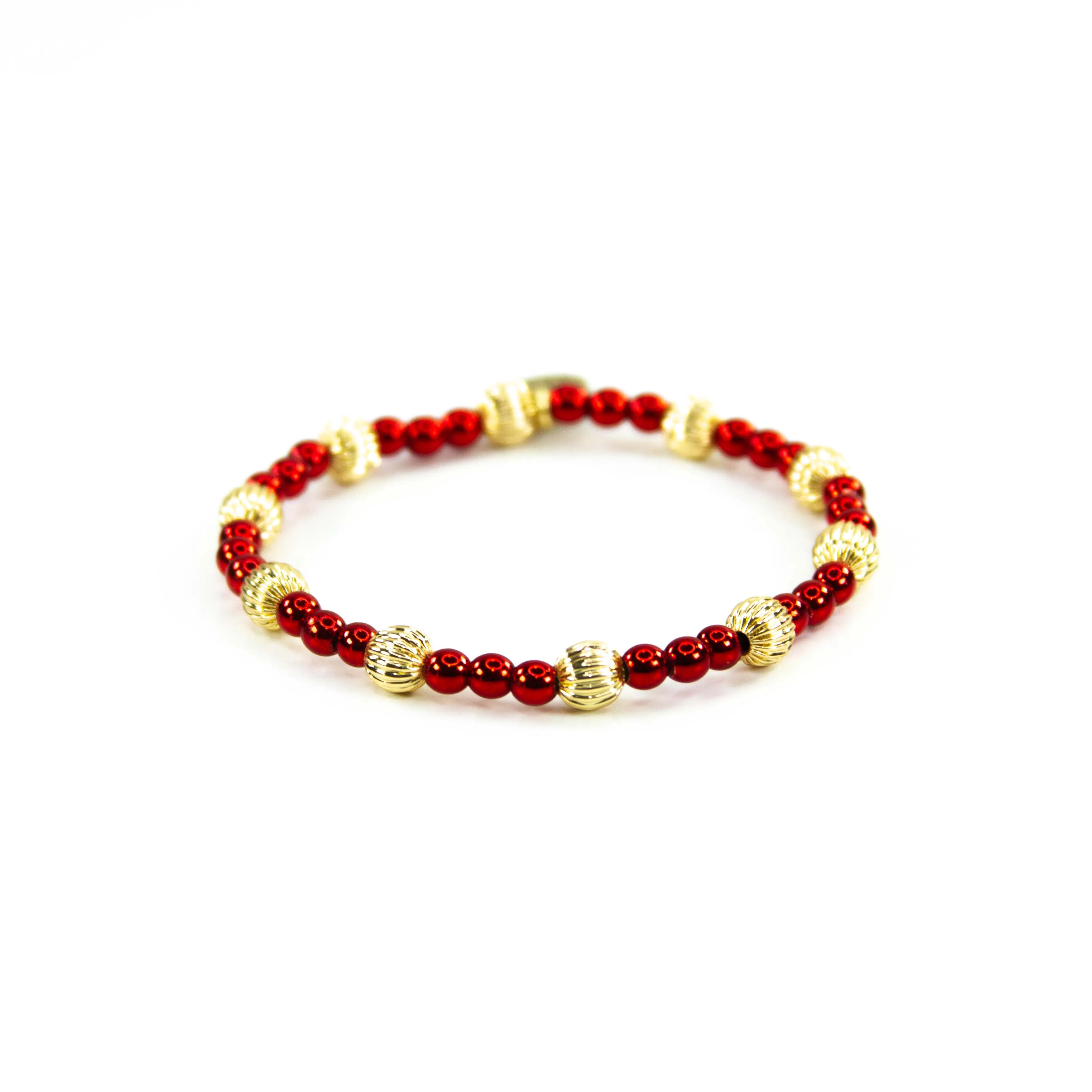 Red Mix Bead Bracelets