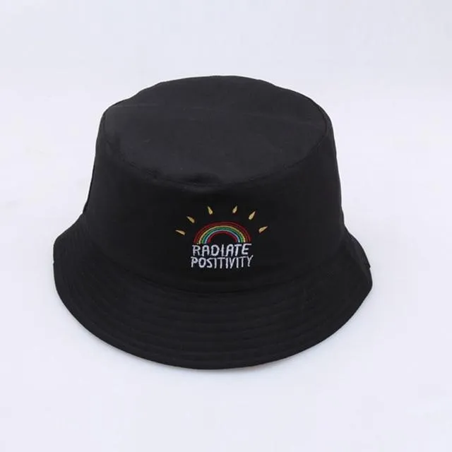 Reversible Bucket Hat Summer Sun Hats For Women Printed Bucket Hats