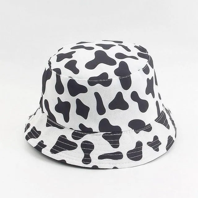 Reversible Bucket Hat Summer Sun Hats For Women Printed Bucket Hats