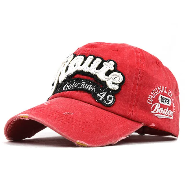 Route Gold Rush 49 Embroidered Baseball Cap