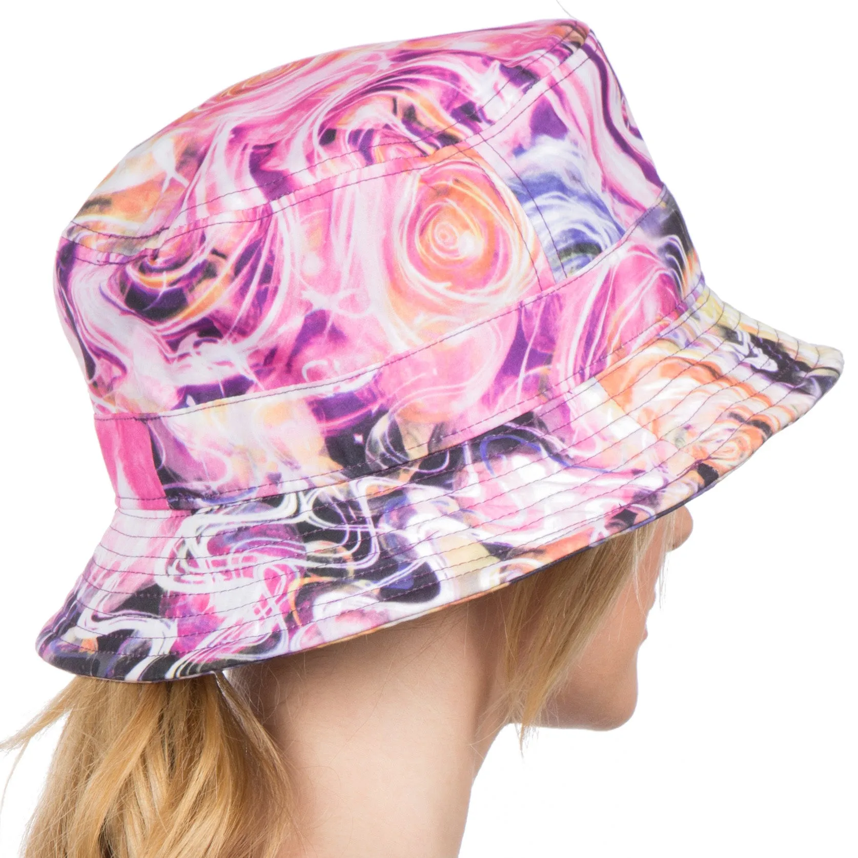 Sakkas Gemma Colorful Design Cloche Bucket Bell Summer Hat