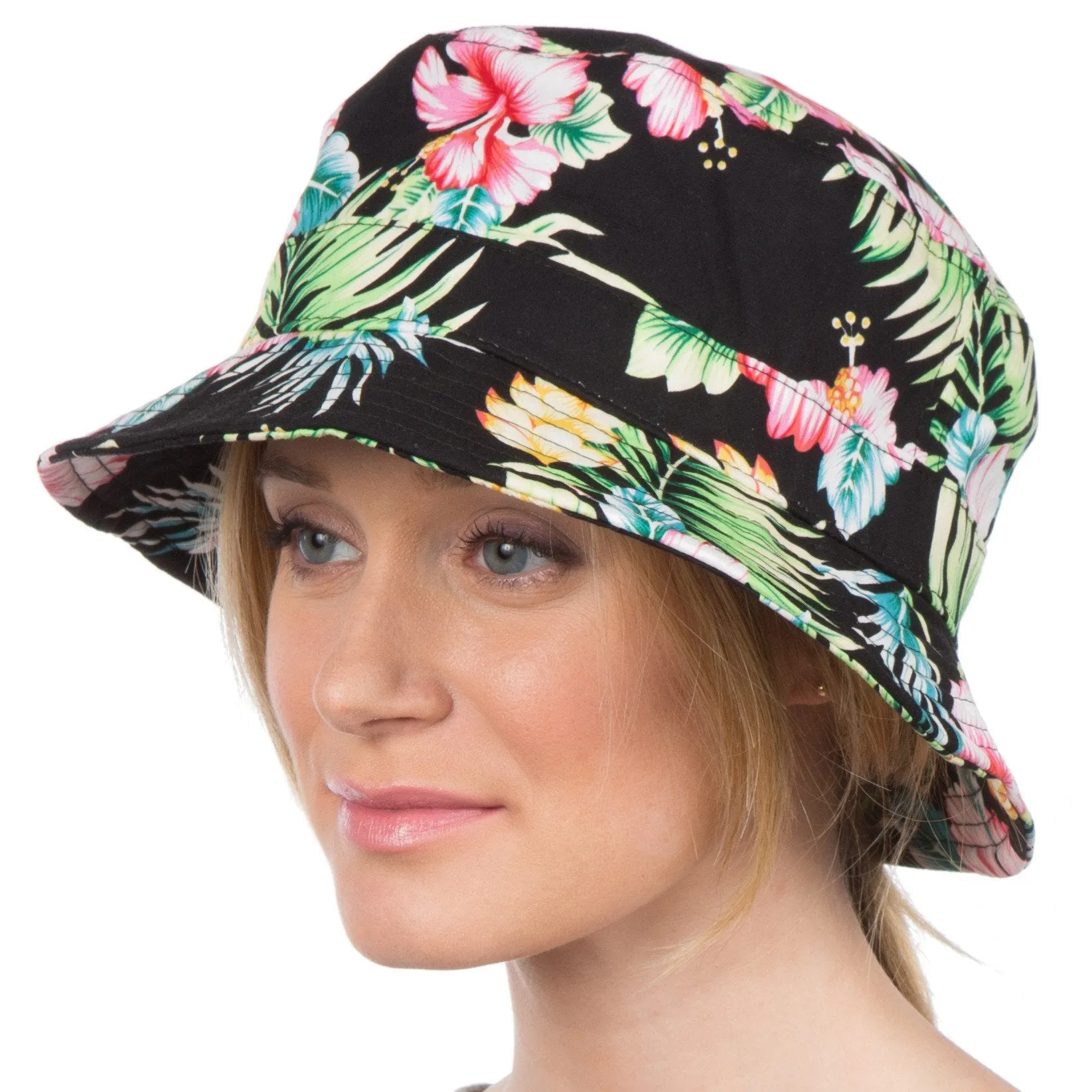 Sakkas Gemma Colorful Design Cloche Bucket Bell Summer Hat