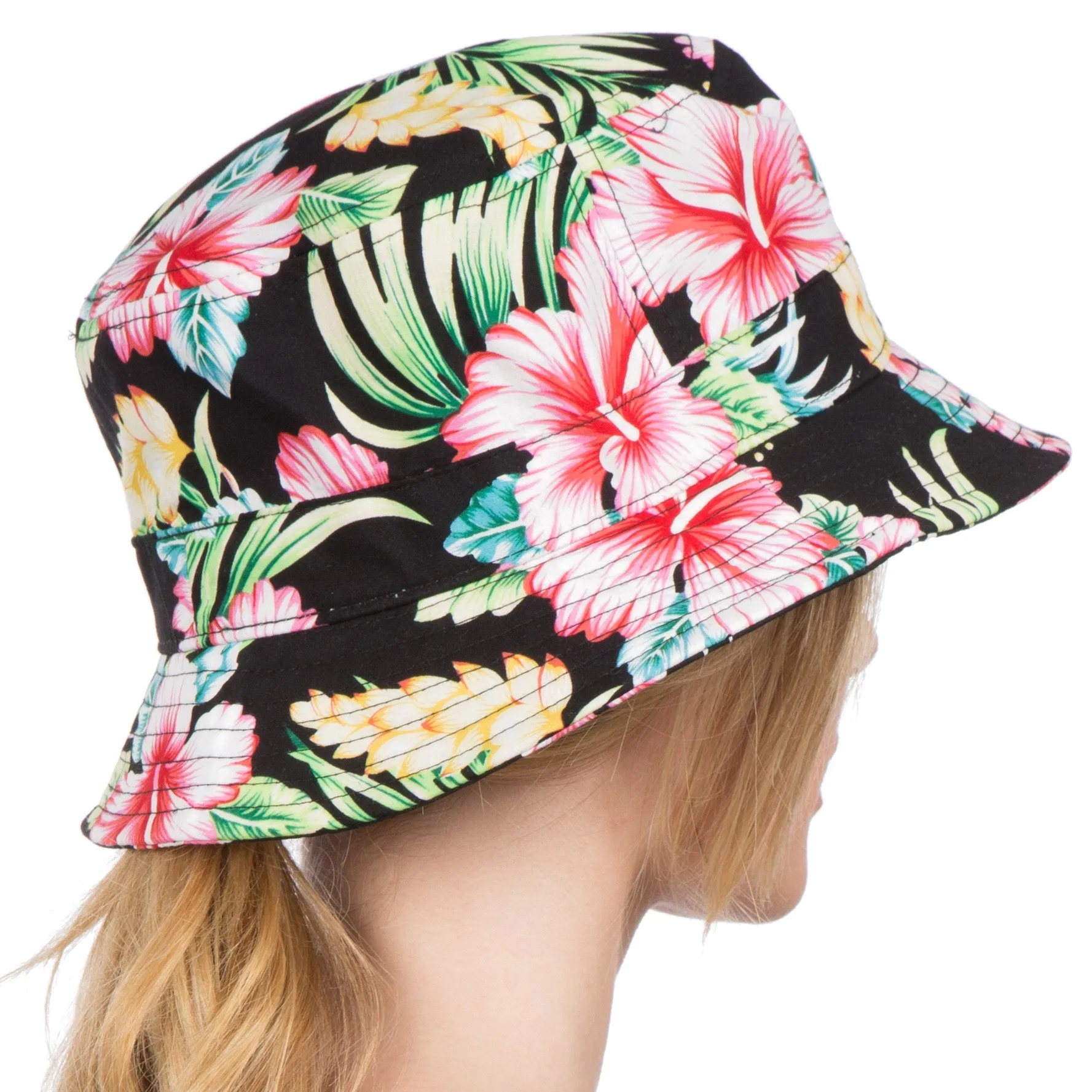 Sakkas Gemma Colorful Design Cloche Bucket Bell Summer Hat