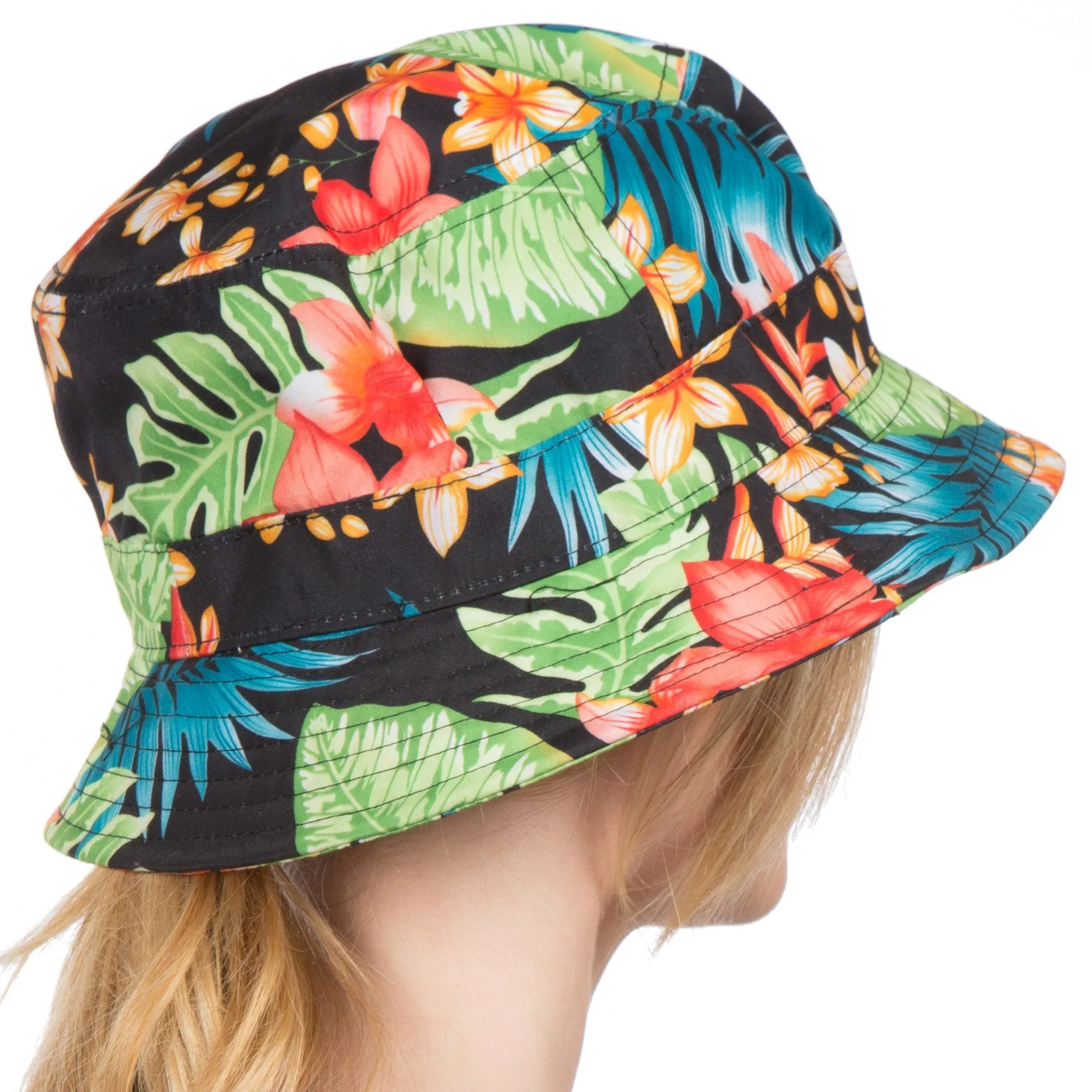 Sakkas Gemma Colorful Design Cloche Bucket Bell Summer Hat