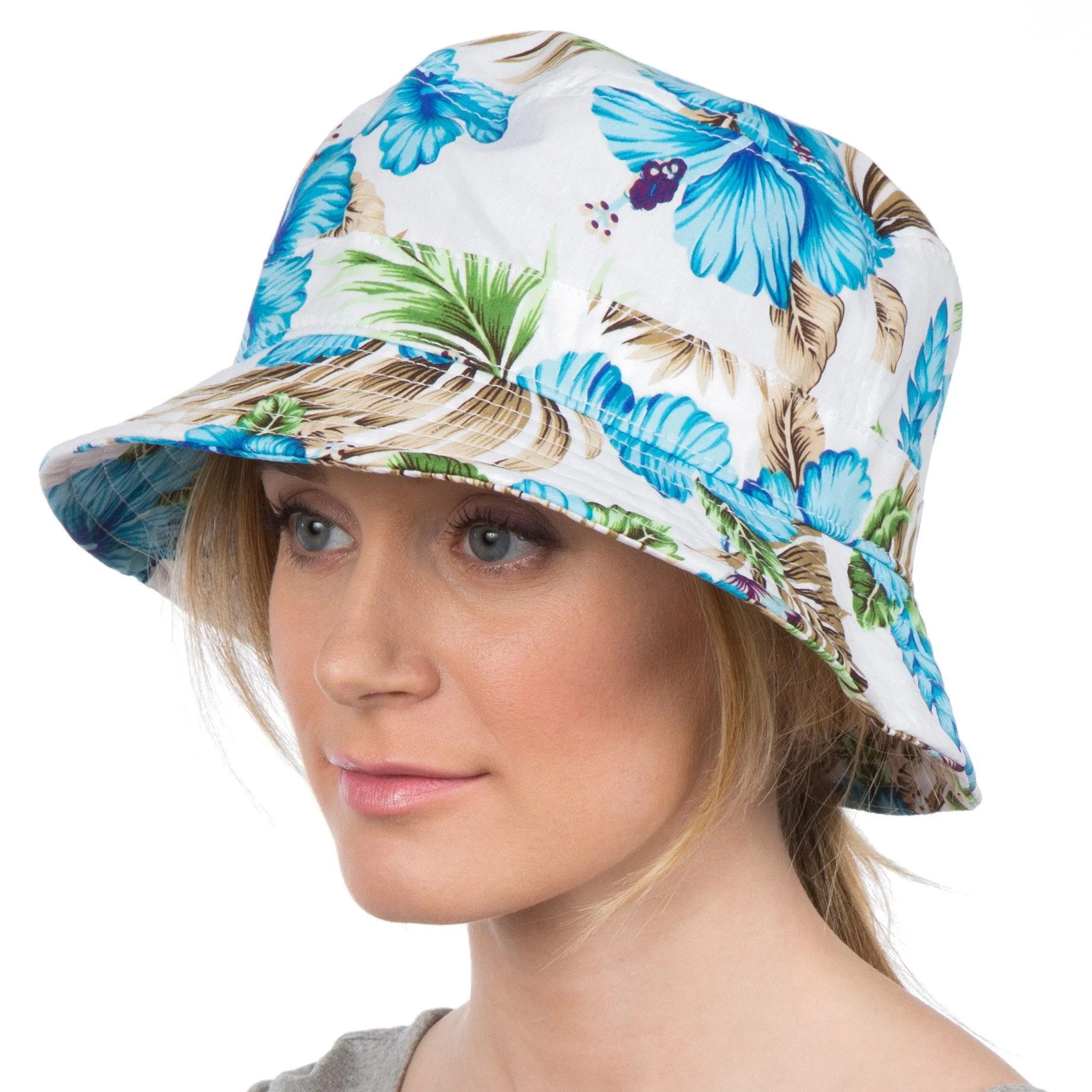 Sakkas Gemma Colorful Design Cloche Bucket Bell Summer Hat