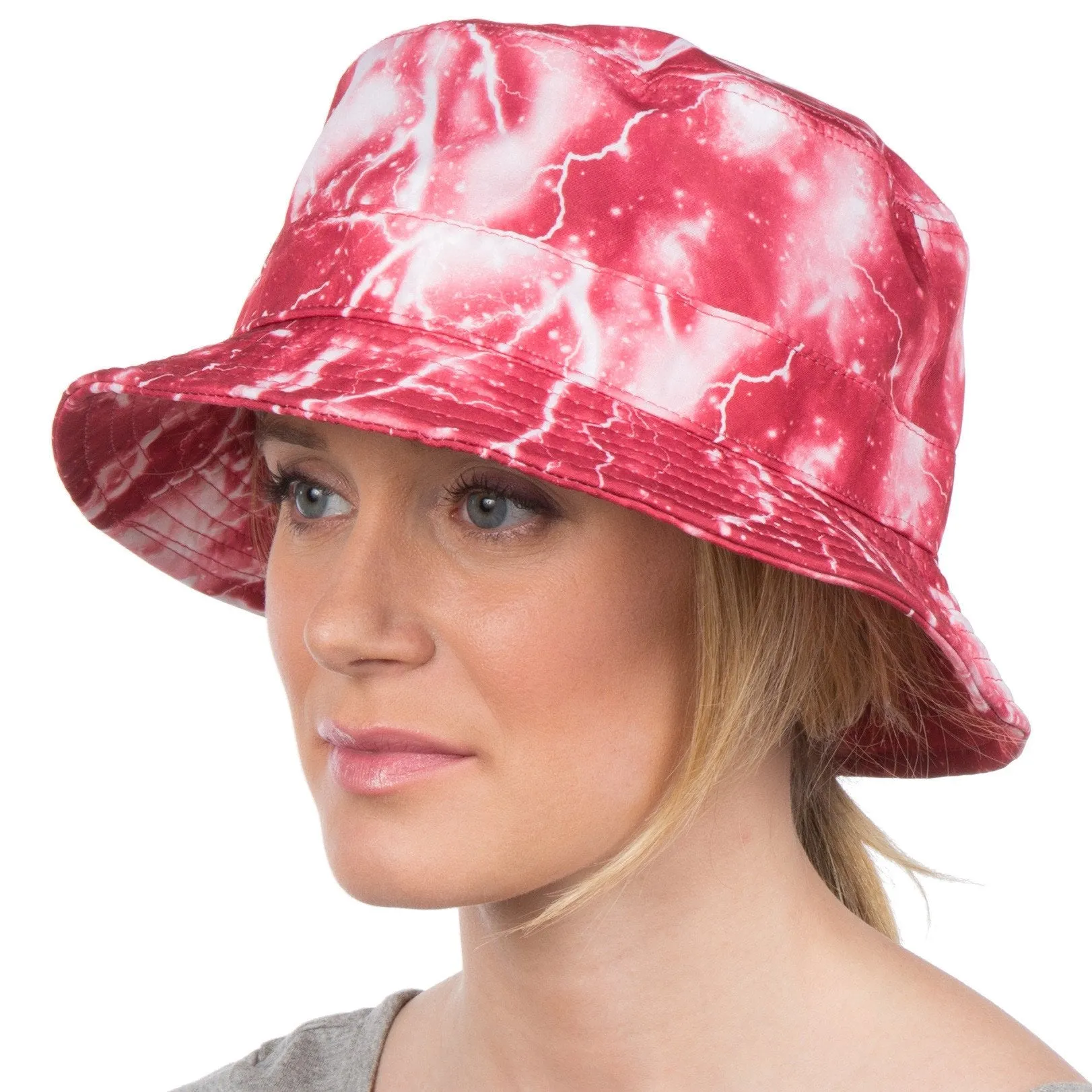 Sakkas Gemma Colorful Design Cloche Bucket Bell Summer Hat