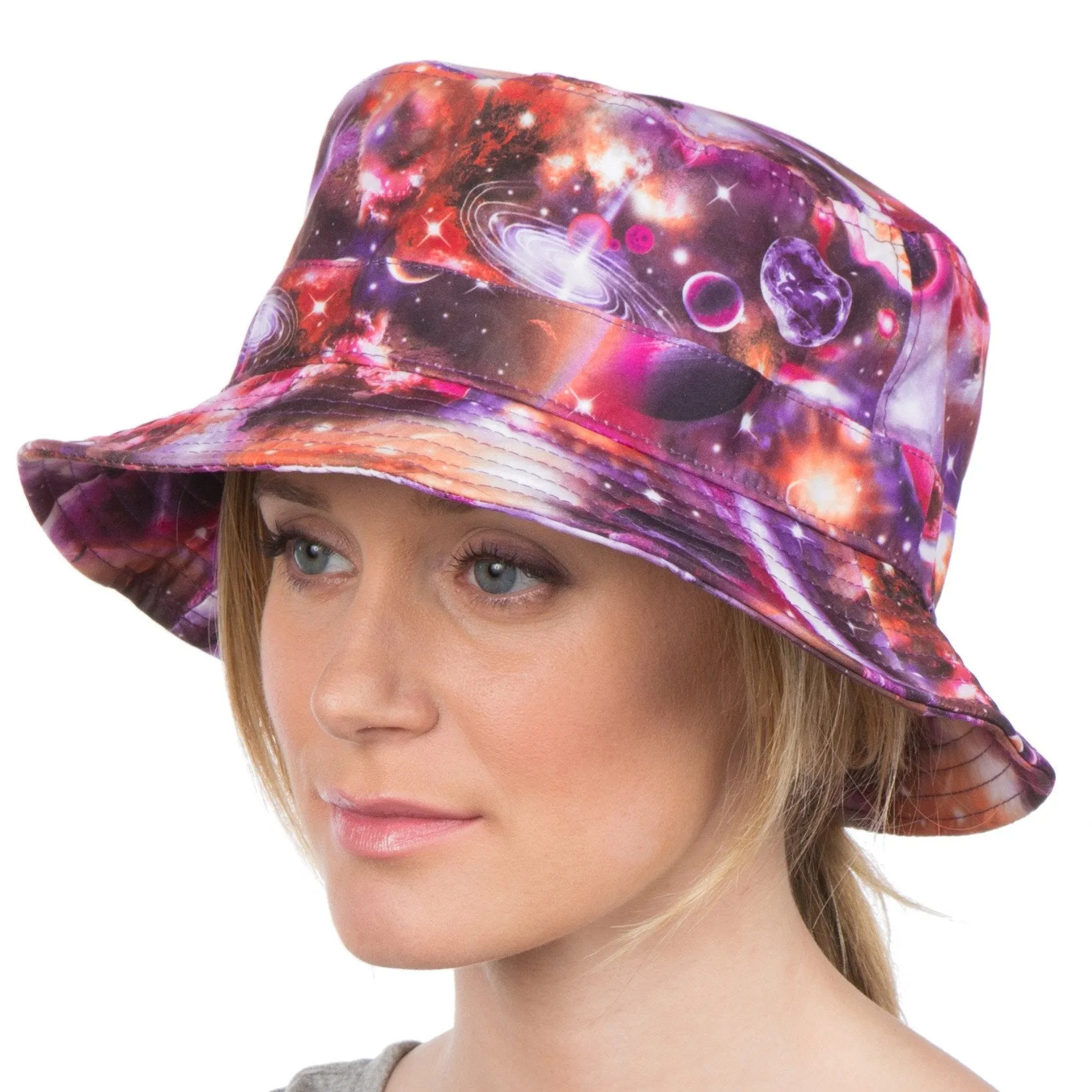 Sakkas Gemma Colorful Design Cloche Bucket Bell Summer Hat