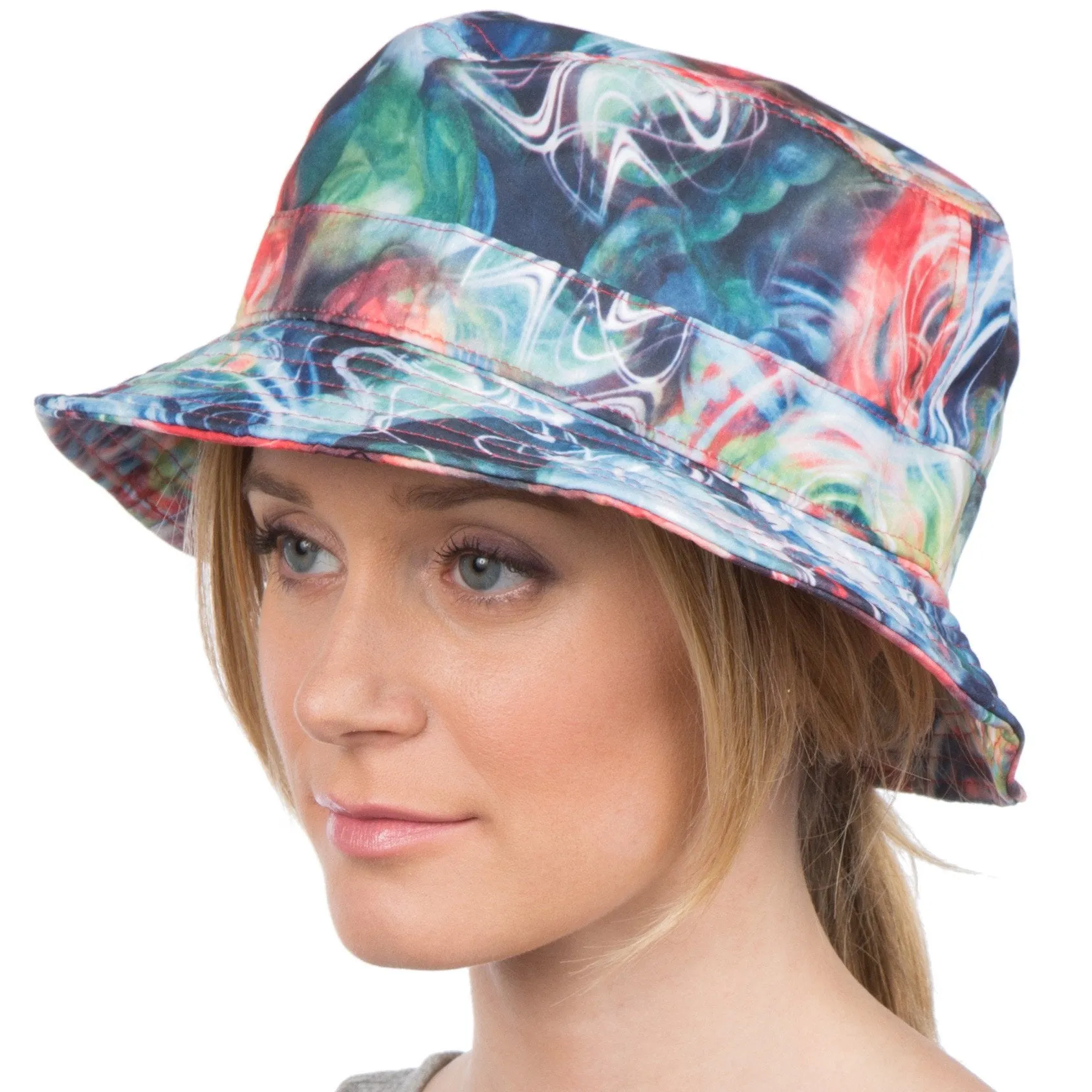 Sakkas Gemma Colorful Design Cloche Bucket Bell Summer Hat