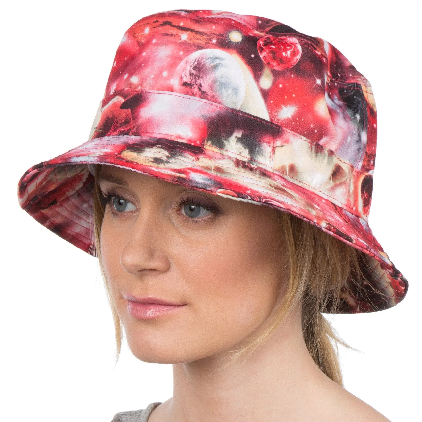 Sakkas Gemma Colorful Design Cloche Bucket Bell Summer Hat