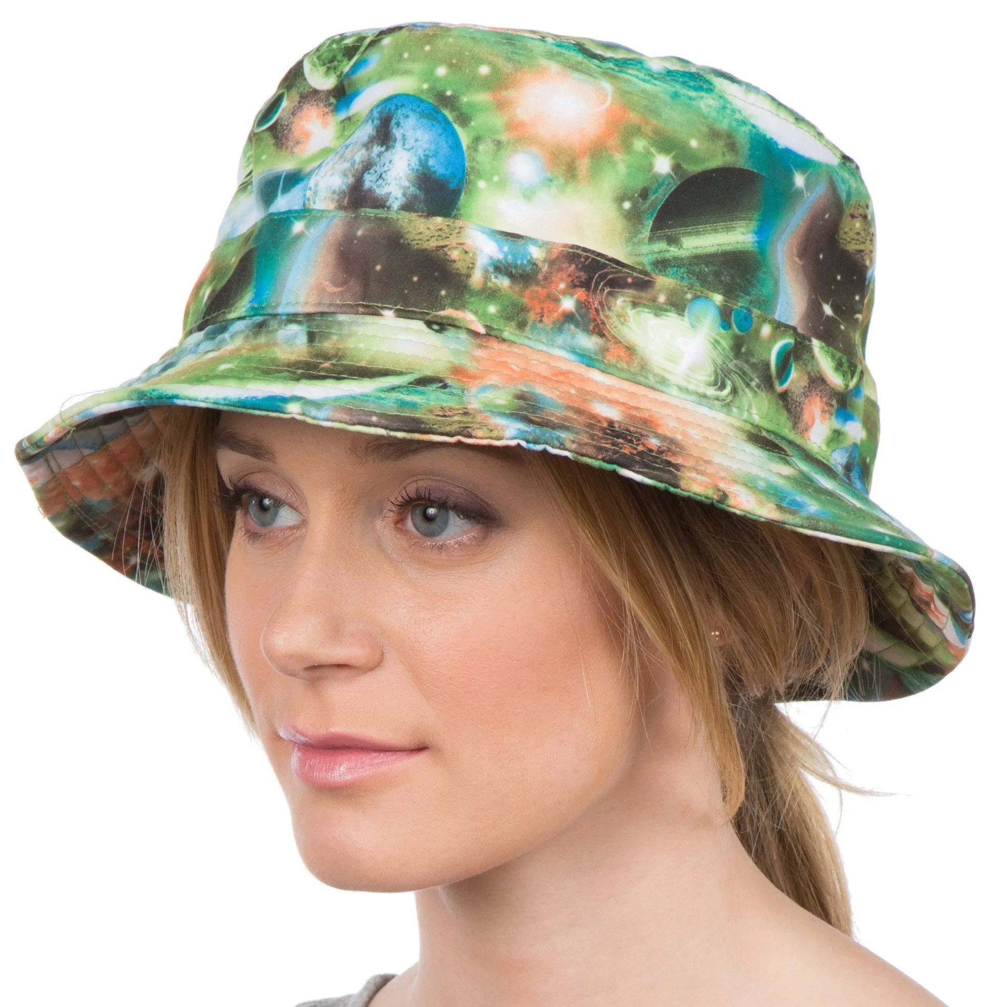 Sakkas Gemma Colorful Design Cloche Bucket Bell Summer Hat