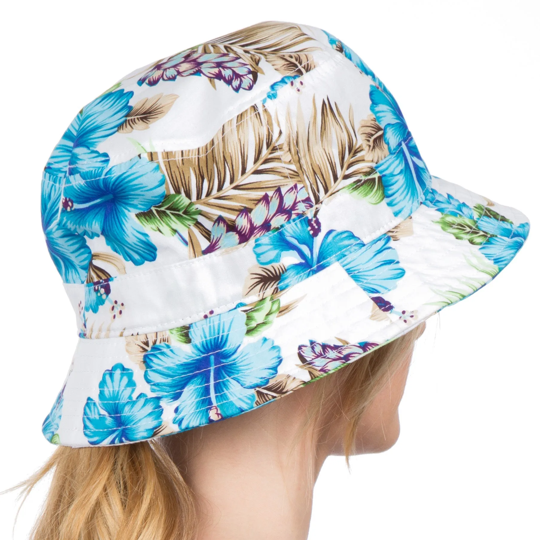 Sakkas Gemma Colorful Design Cloche Bucket Bell Summer Hat