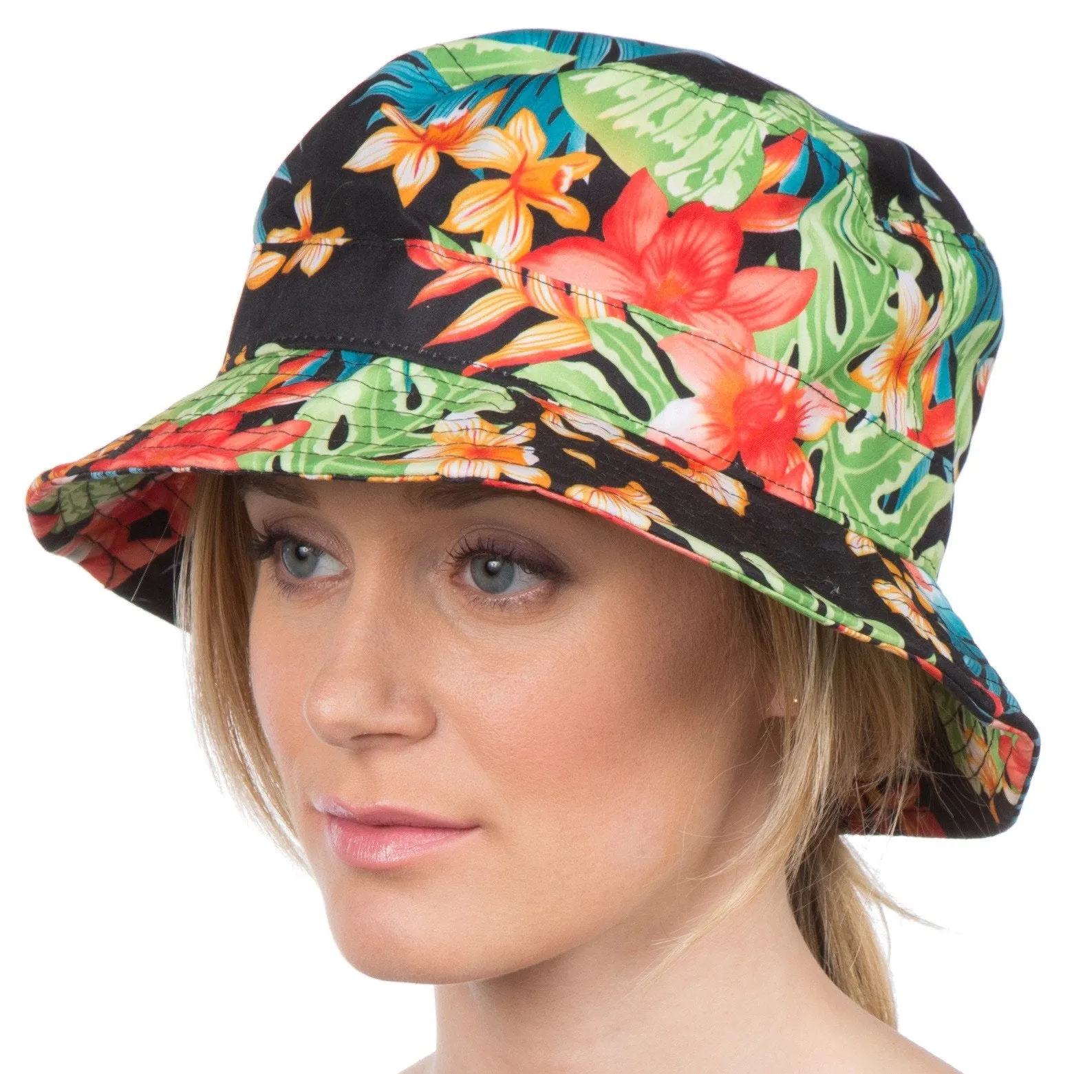 Sakkas Gemma Colorful Design Cloche Bucket Bell Summer Hat