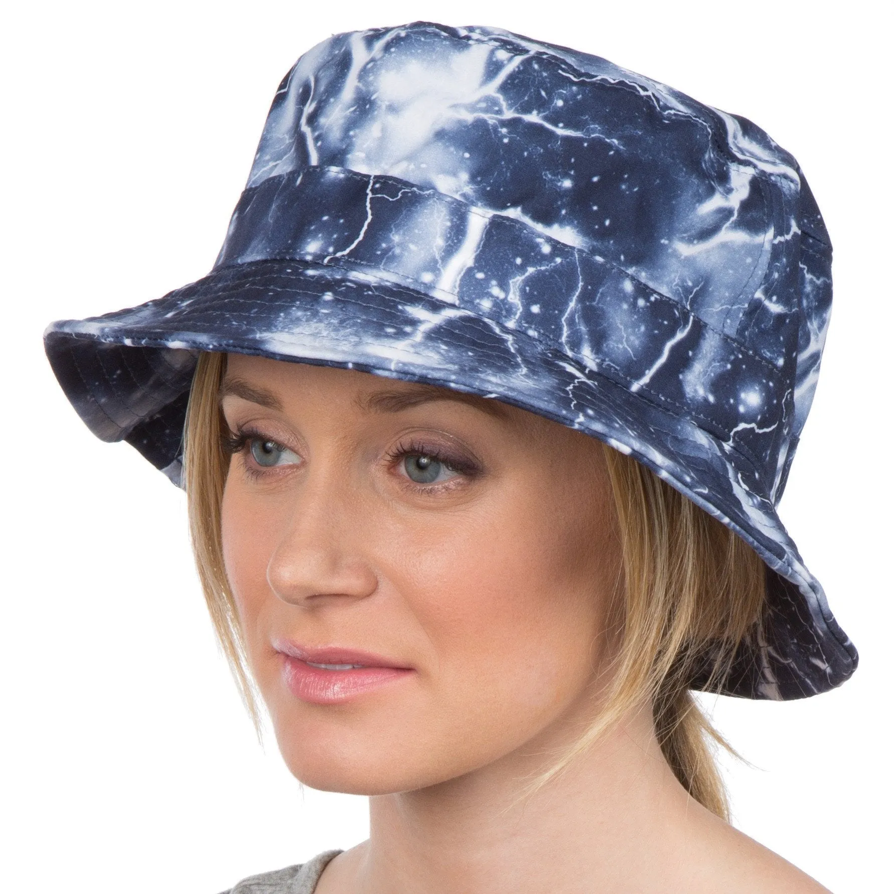 Sakkas Gemma Colorful Design Cloche Bucket Bell Summer Hat