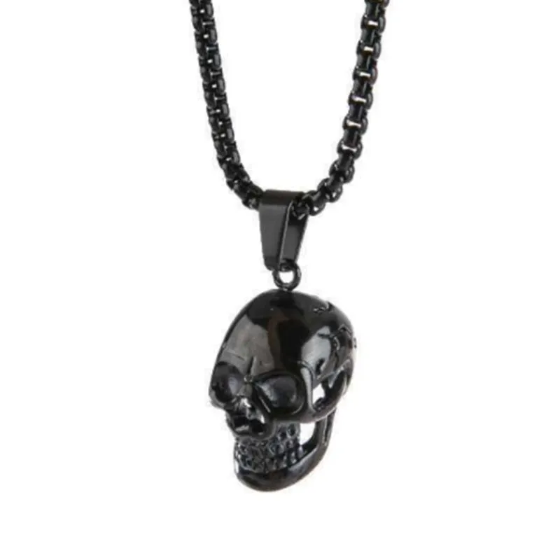 Shinny Skull Necklace