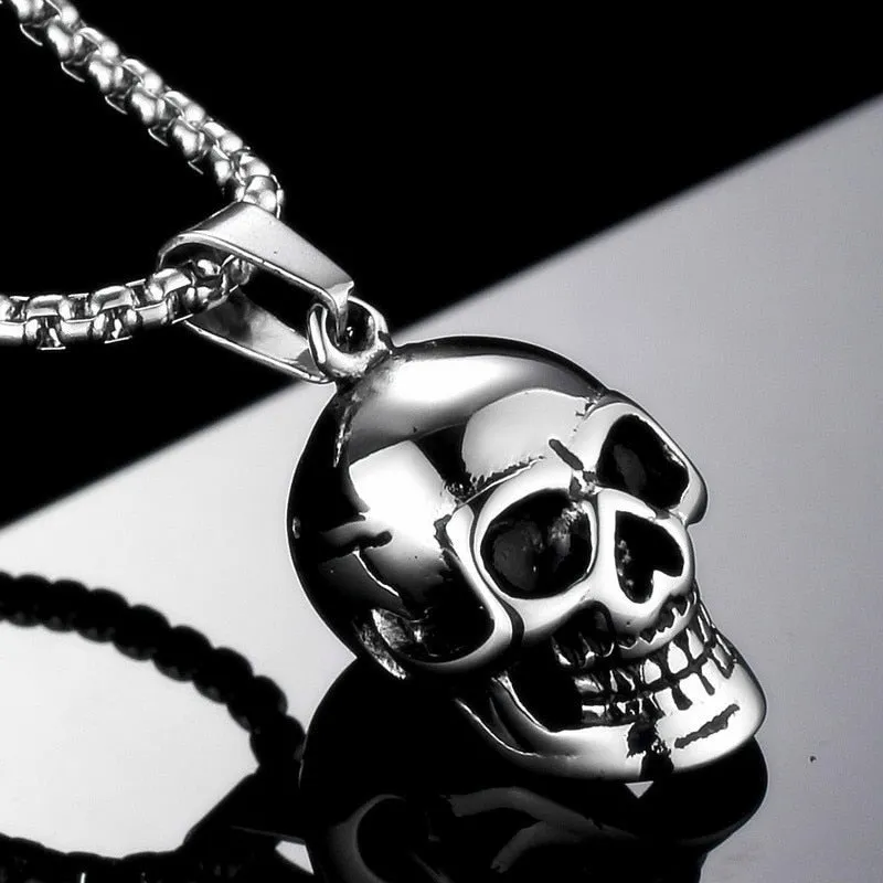 Shinny Skull Necklace