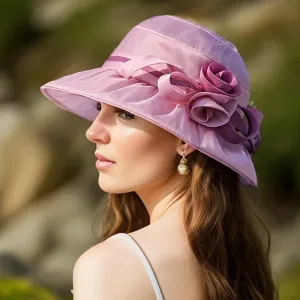 Silk Fisherman Sun Hat with UV Protection