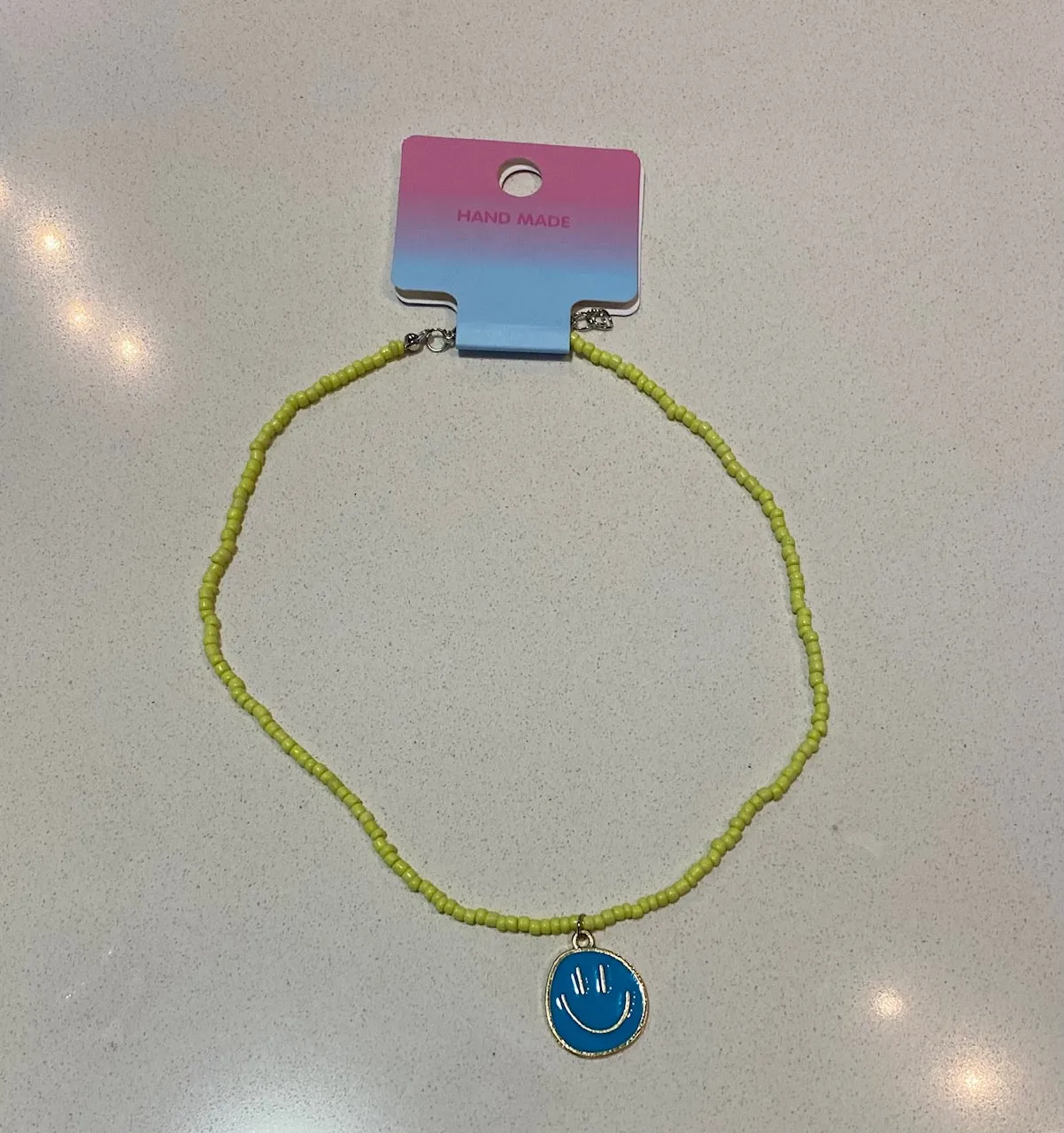 Smiley Beaded Necklaces- Assorted