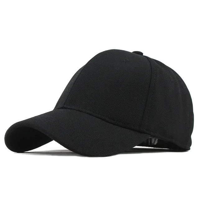 Solid Color Closed Trucker Baseball Cap