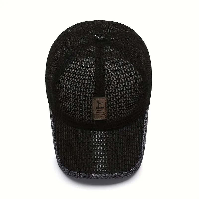 Stay Cool Mens Breathable Mesh Visor Baseball Cap