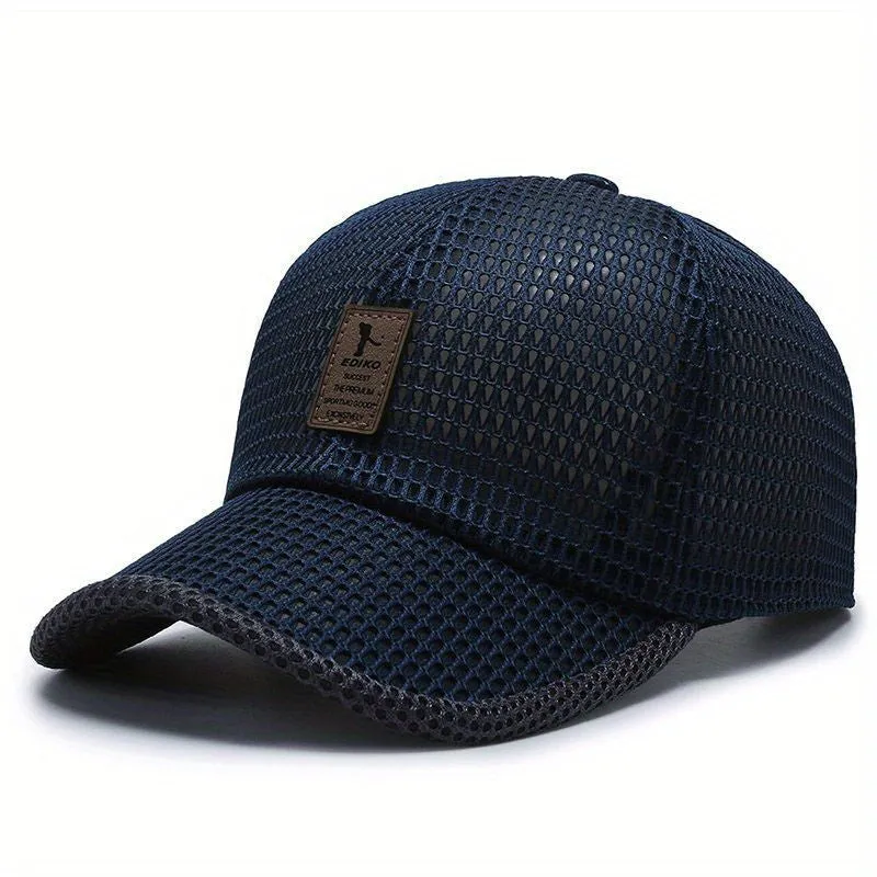 Stay Cool Mens Breathable Mesh Visor Baseball Cap