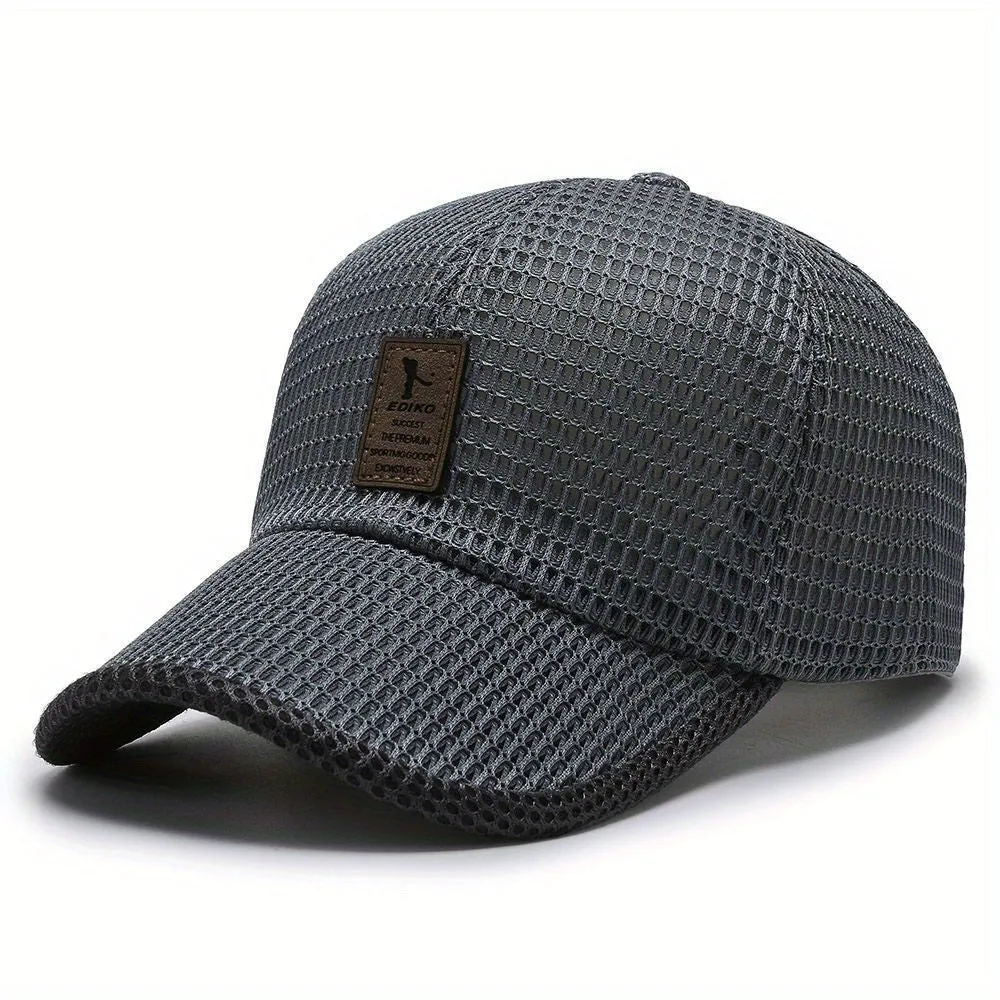 Stay Cool Mens Breathable Mesh Visor Baseball Cap