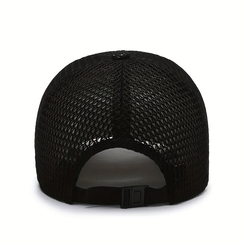 Stay Cool Mens Breathable Mesh Visor Baseball Cap