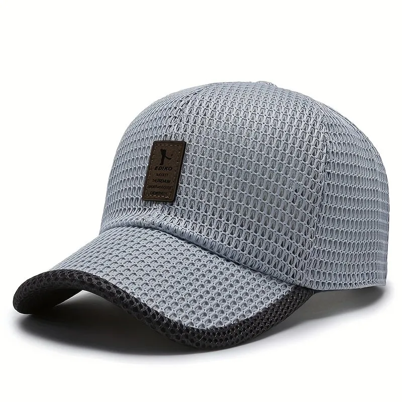 Stay Cool Mens Breathable Mesh Visor Baseball Cap