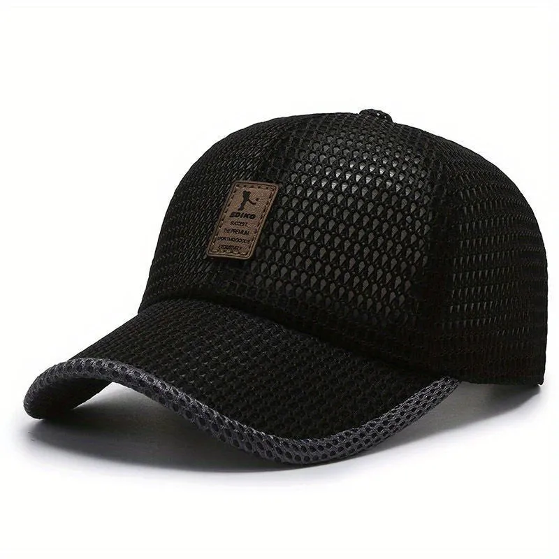 Stay Cool Mens Breathable Mesh Visor Baseball Cap