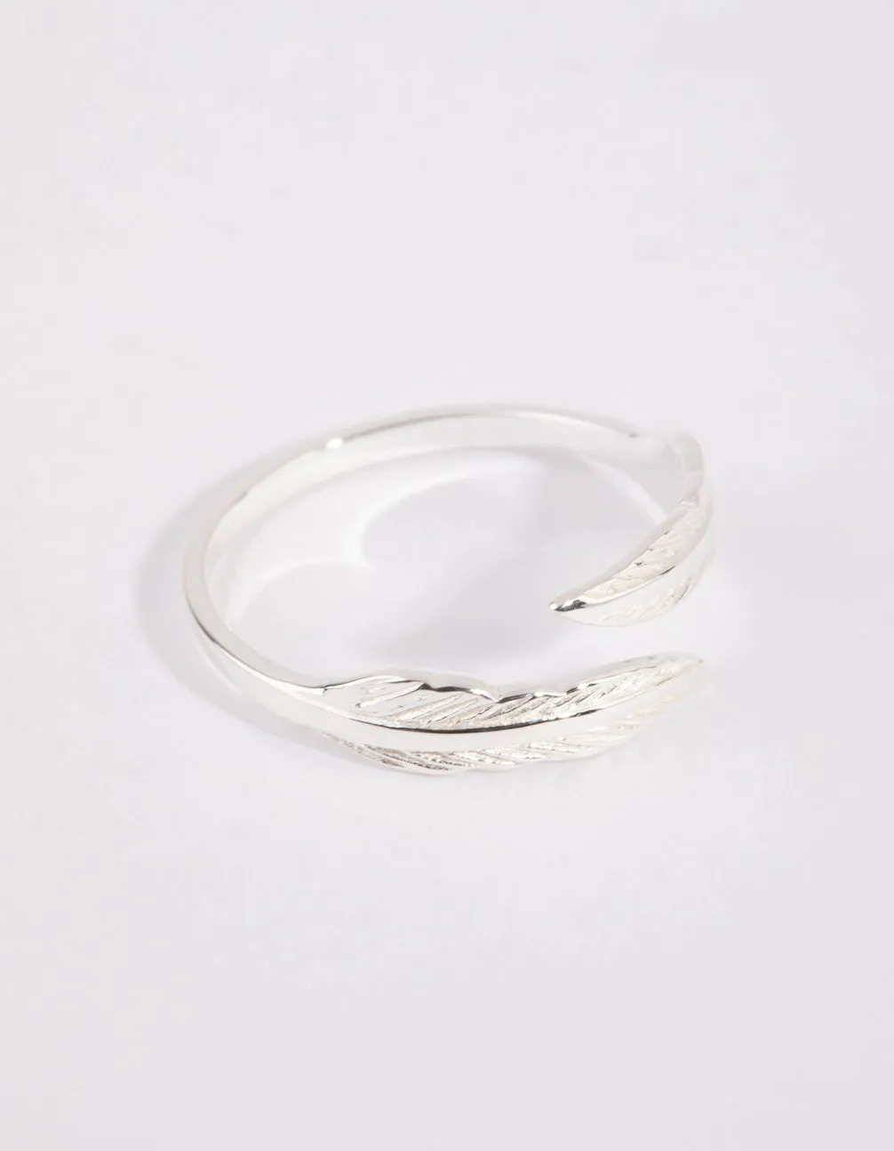 Sterling Silver Feather Wrap Ring