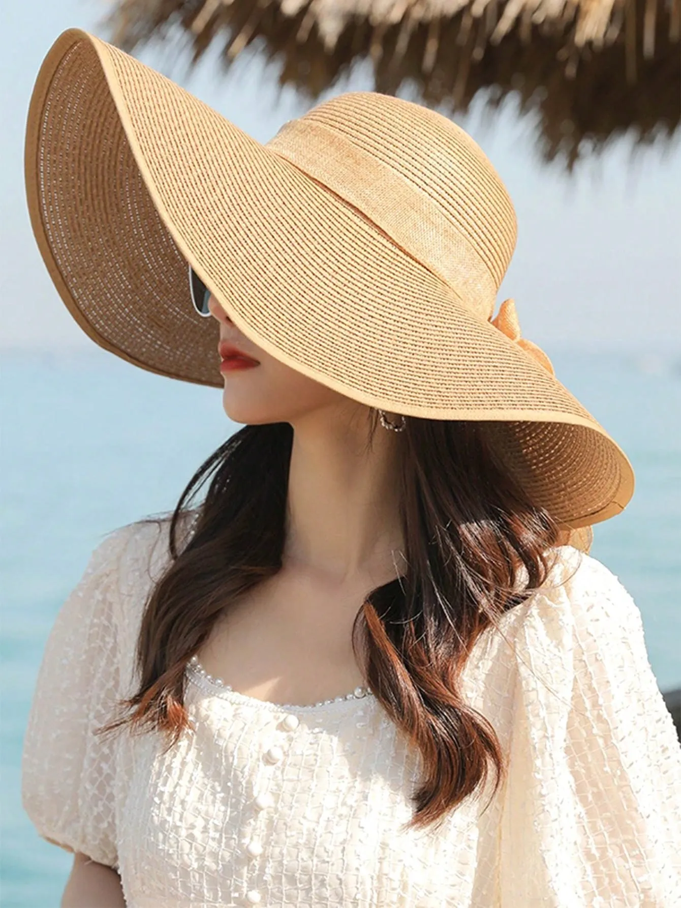 Summer Wide Brim Straw Hat