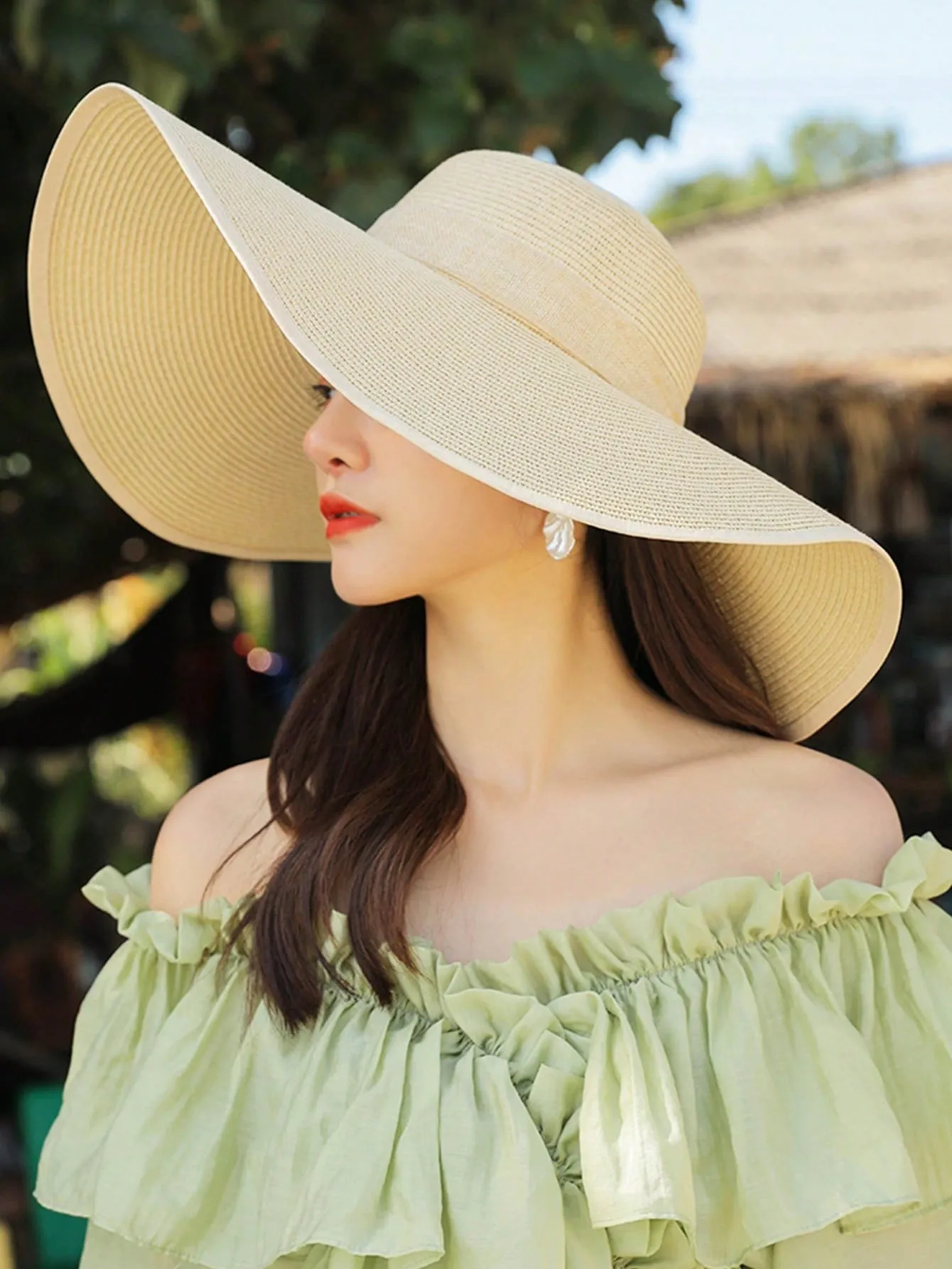 Summer Wide Brim Straw Hat