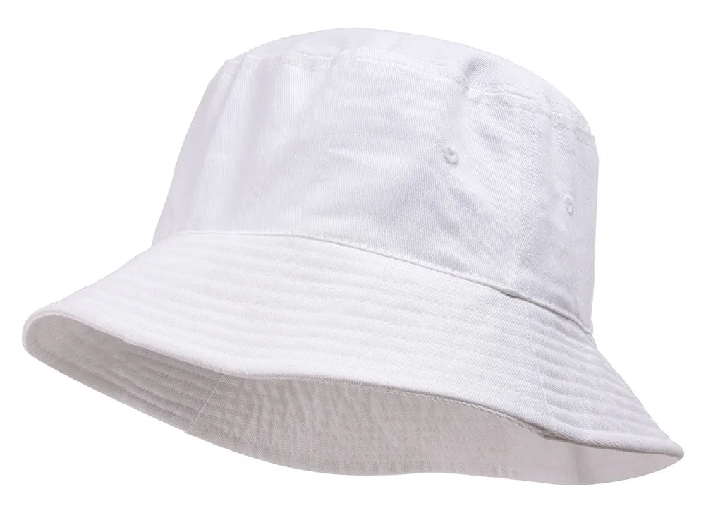 TopHeadwear Blank Cotton Bucket Hat