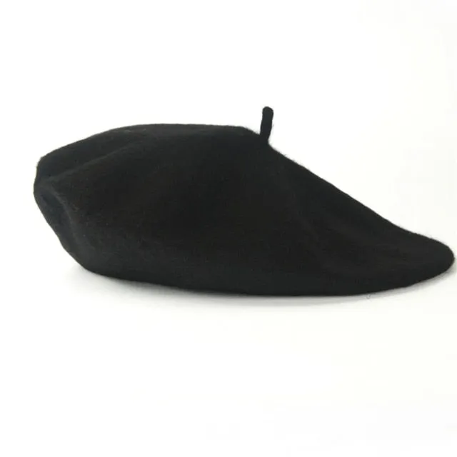 Trendy Solid Color Wool Hat