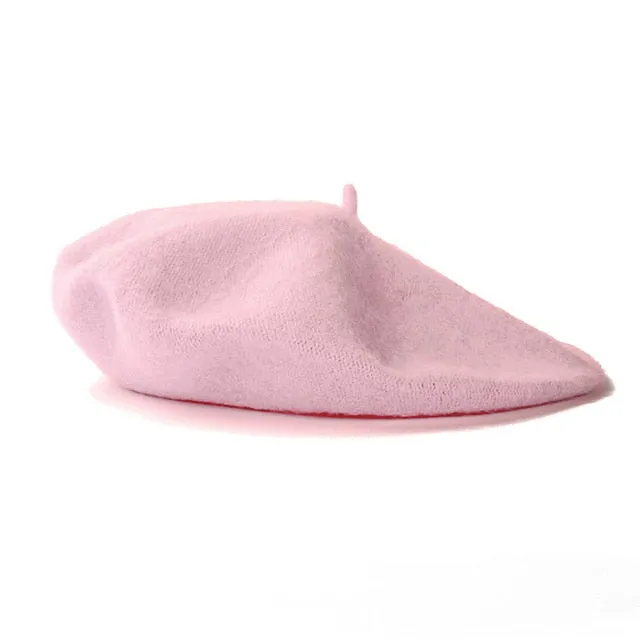 Trendy Solid Color Wool Hat