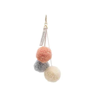 Triple Pompom Tassel