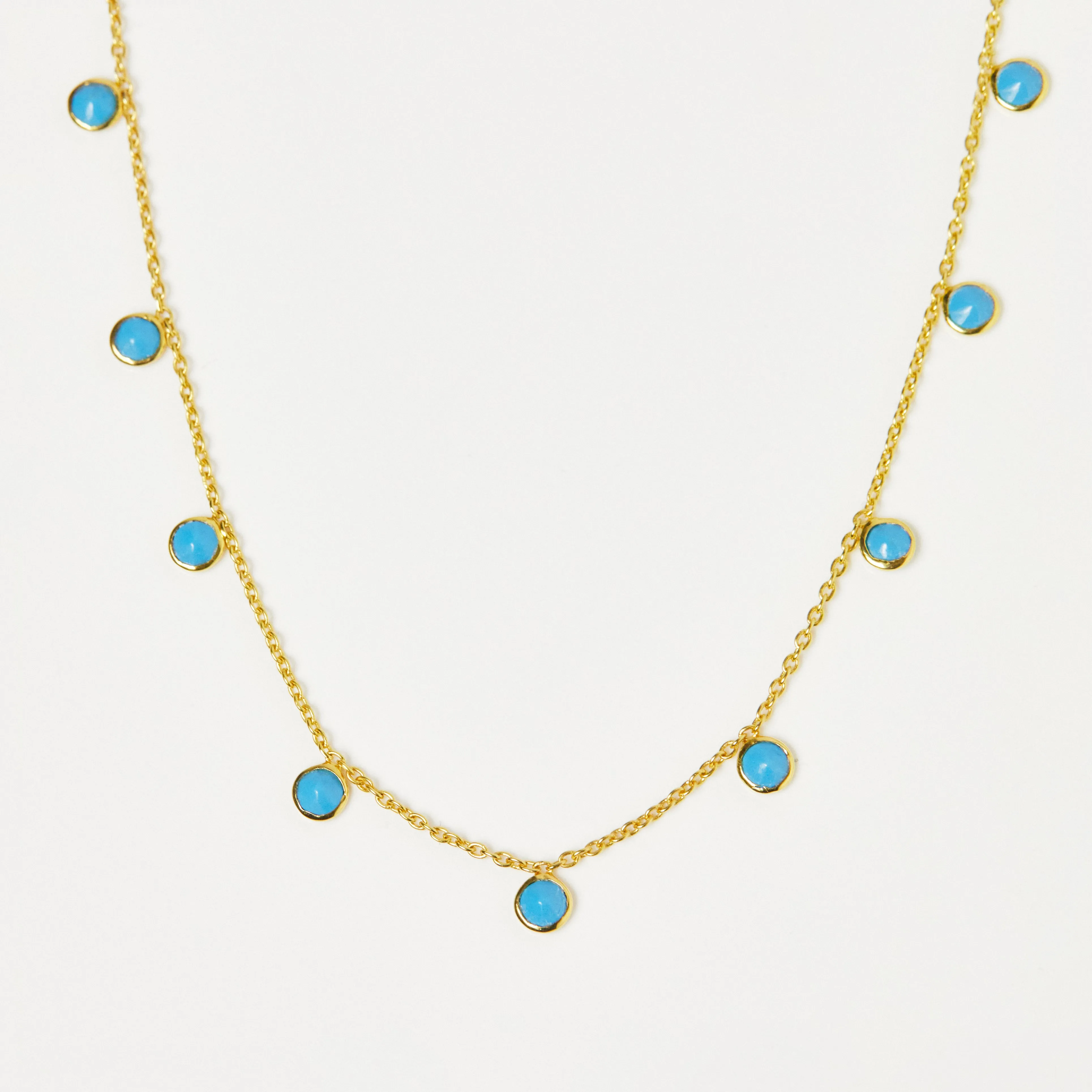 Turquoise Droplet Necklace