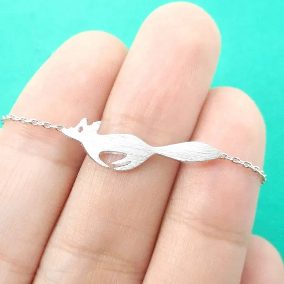 Unique Cute Running Fox Pendant Necklaces