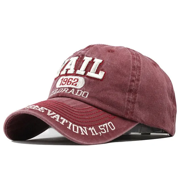 Vail 1962 Colorado Embroidered Baseball Cap