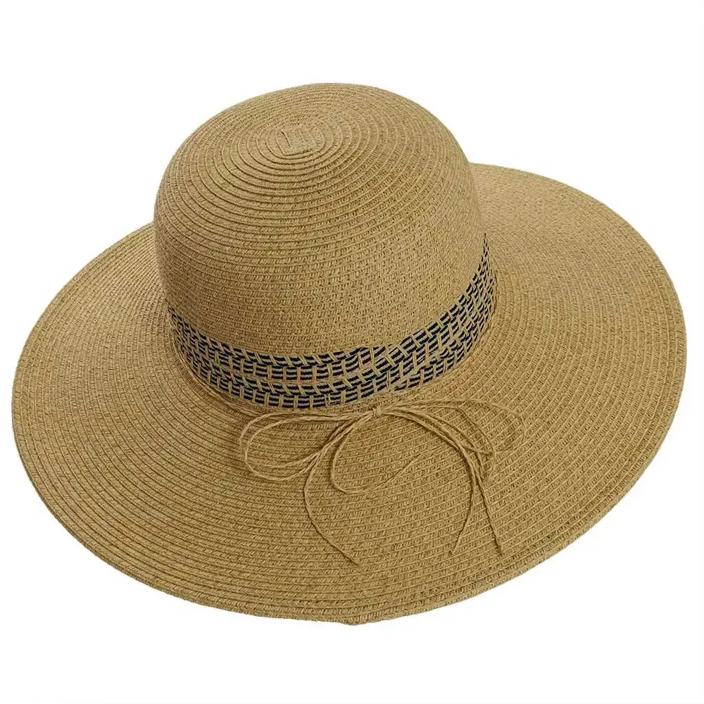 Victoria | Womens Wide Brim Straw Sun Hat