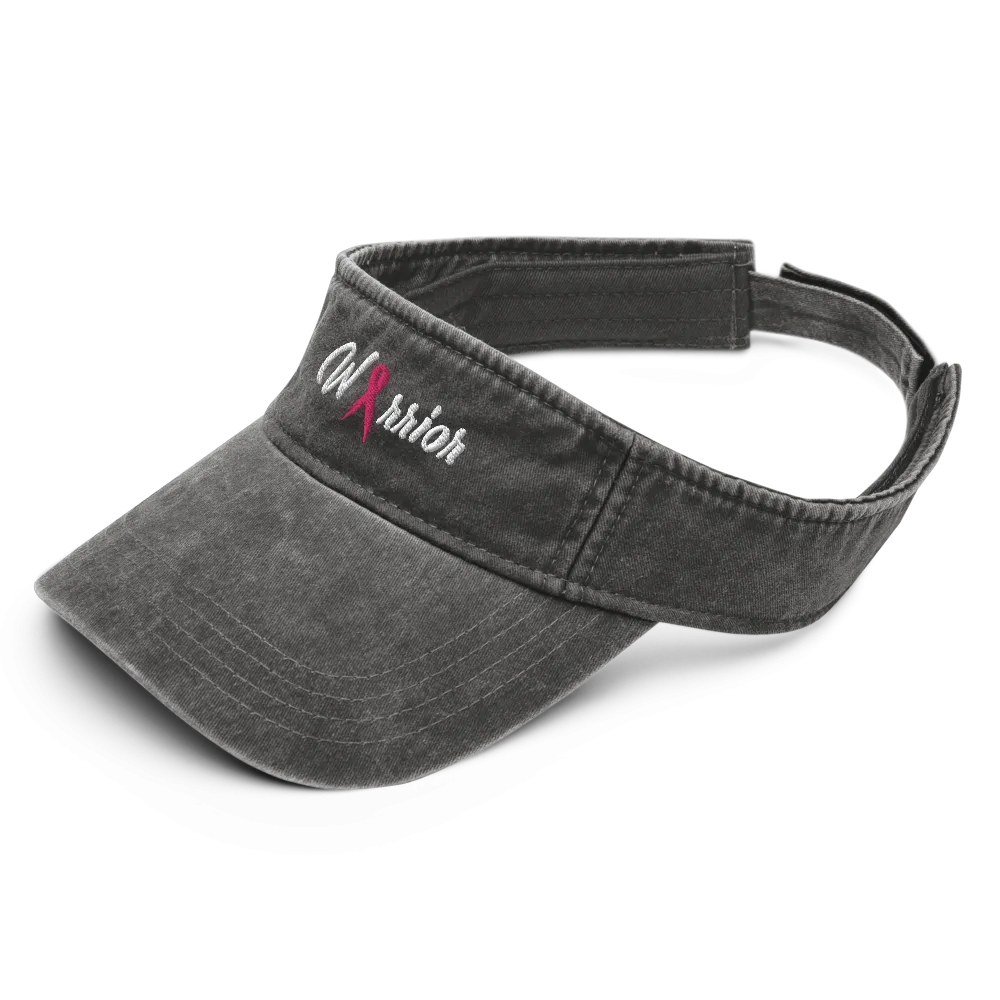 Vintage Breast Cancer Warrior Sun Visor