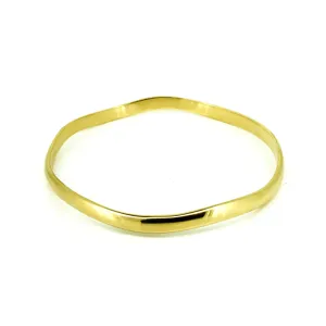 Wave Bangle Gold