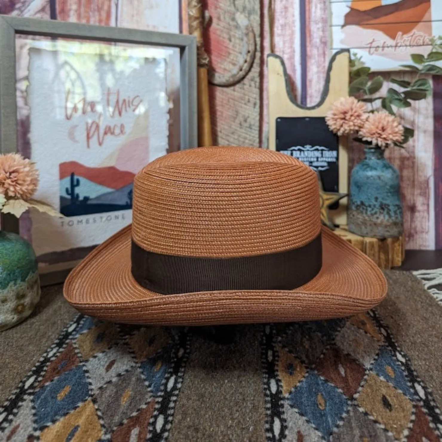 Western Straw Hat the "El Dorado" by Dobbs    DSELDO-0427