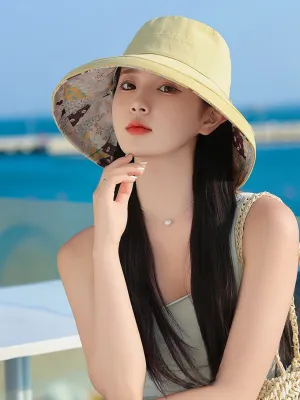 Women Casual Sunproof Dual-side Wearing Hat