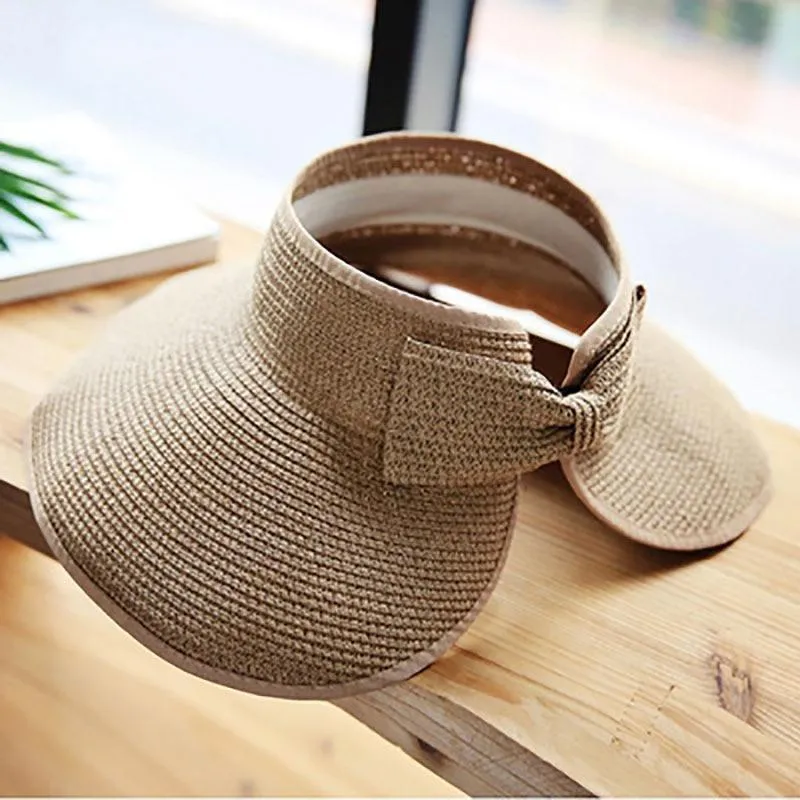 Women Summer Visors Hat Foldable Sun Hat Wide Large Brim Hat Women Cap