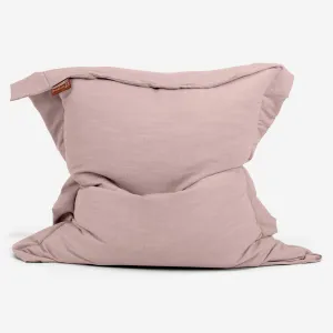 XL Pillow Beanbag - Linen Look Rose