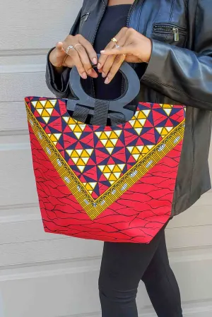 Yasmina African Print Tote Bag