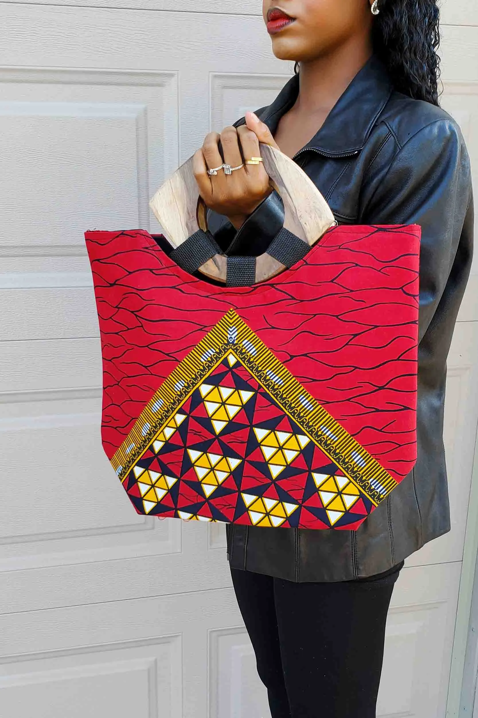 Yasmina African Print Tote Bag